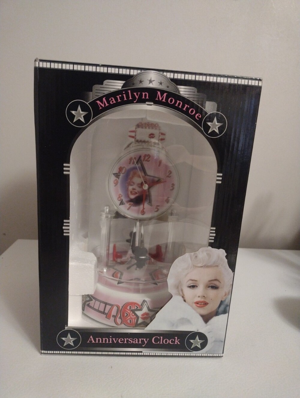 Marilyn Monroe Anniversary Pendulum Clock